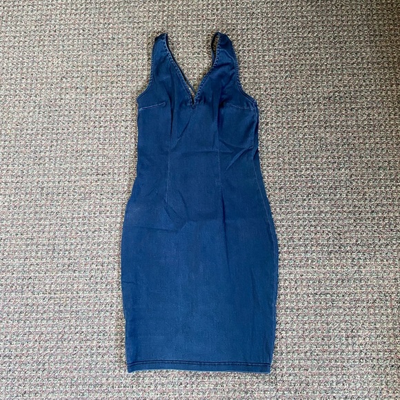 fitted jean dress
